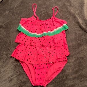 Watermelon themed two piece tankini